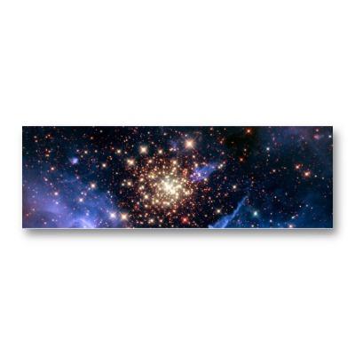 Foto Cúmulo de estrellas NGC 3603 (Hubble) Plantillas De Tarjetas De Visita