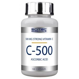Foto C-500 vitamin - scitec essentials 100 cap