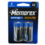 Foto C alcalina memorex lr14 (pack 2 pilas)