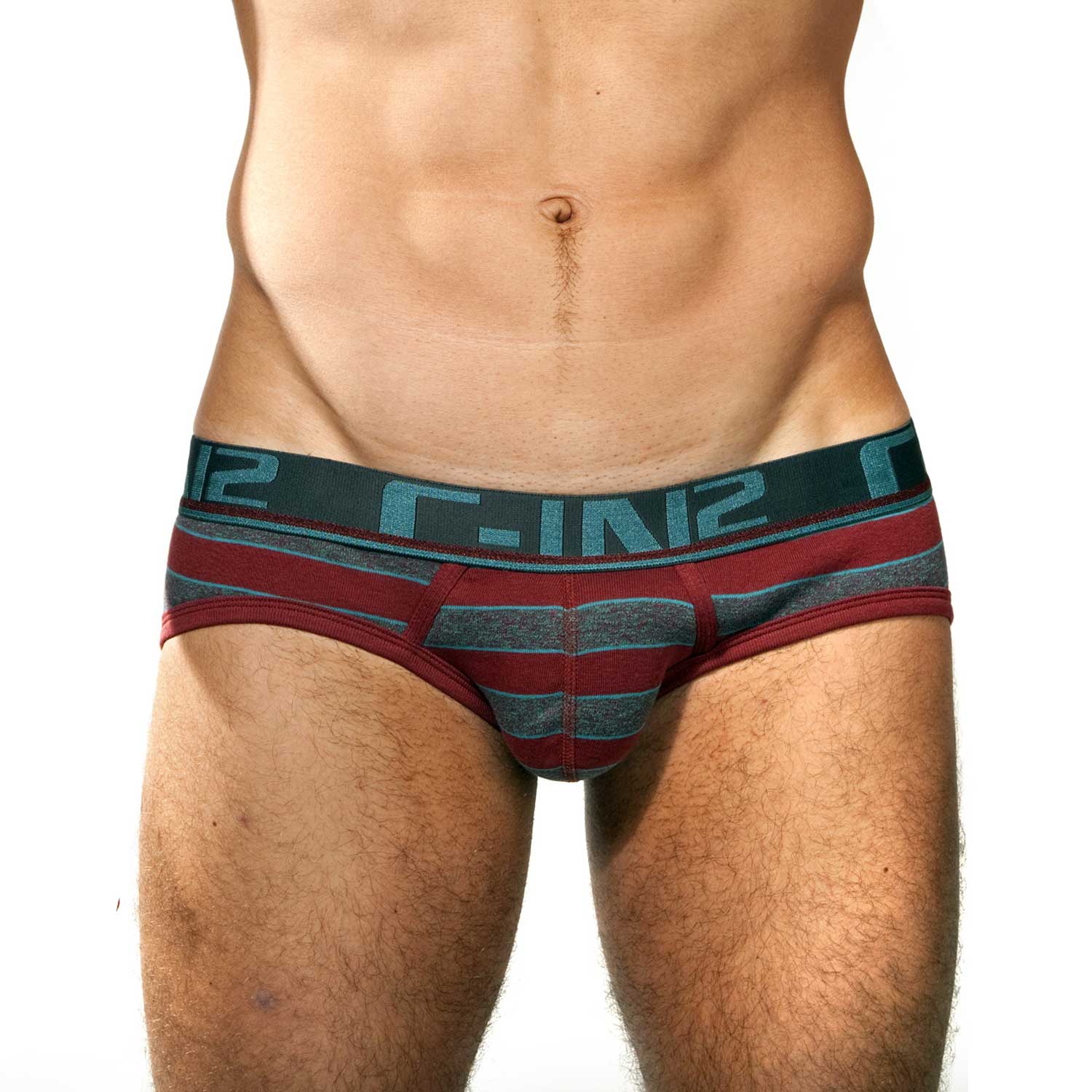 Foto C-in2 Low No Show Profile Brief Pop Stripes Russet Rust