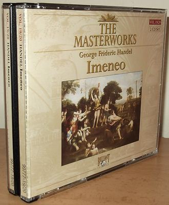 Foto C1327 - The Masterworks - George Frideric Handel - Imeneo - Doble X 2 Cds Set