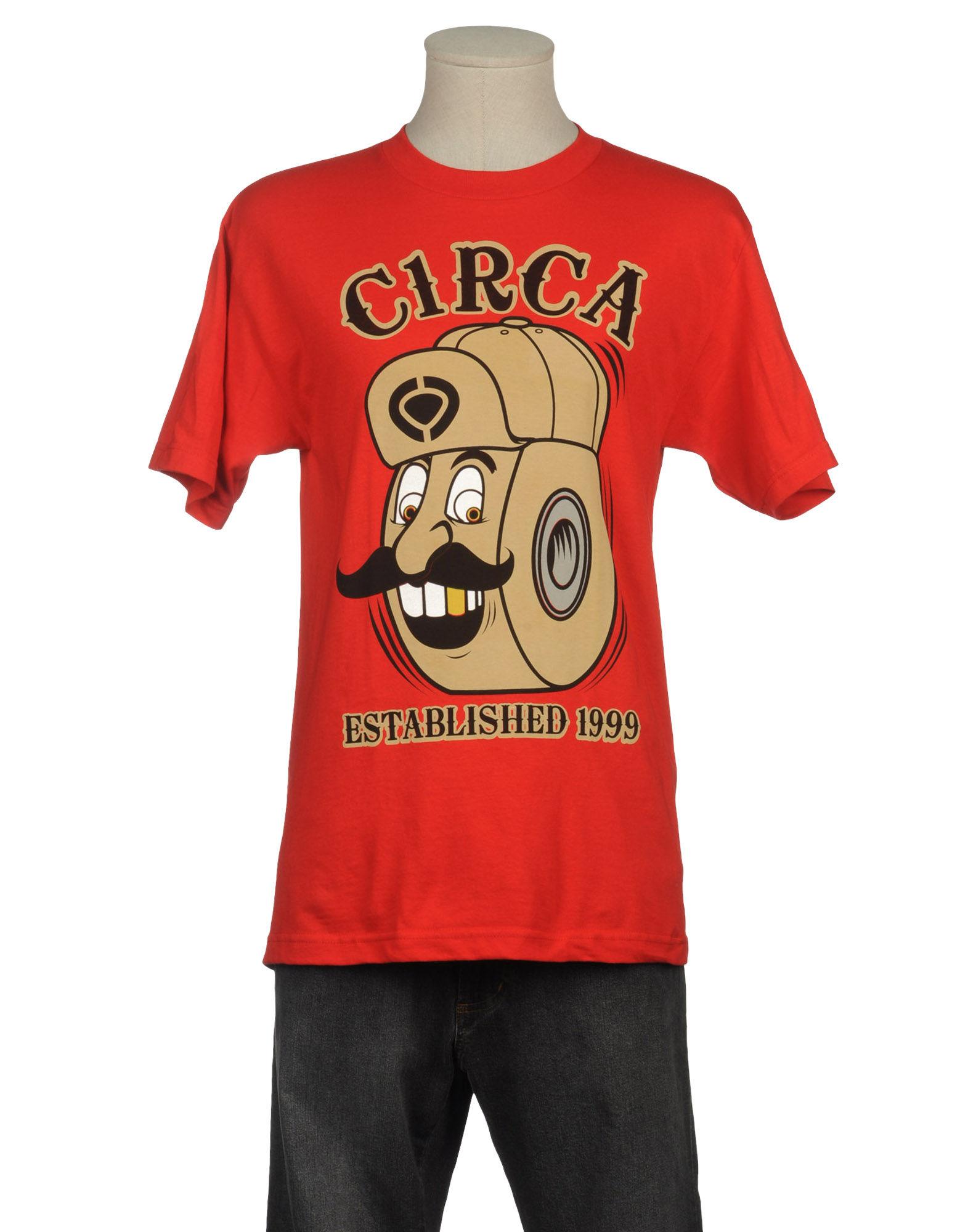 Foto C1rca Camisetas De Manga Corta Hombre Rojo