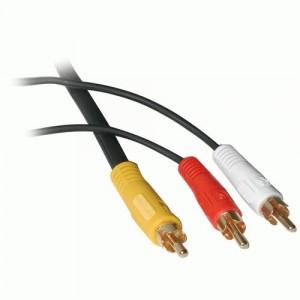 Foto C2G - 10m Value Series S-Video + Audio to (3) RCA-Type Adapter Cable
