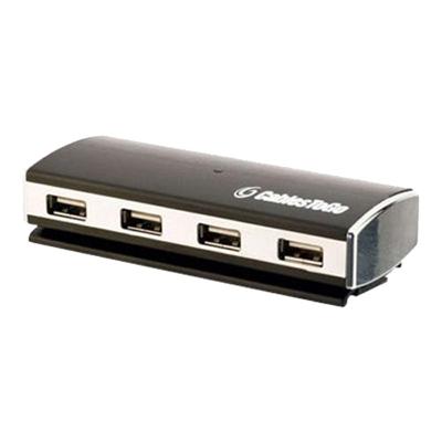 Foto C2G 4-Port USB 2.0 Aluminum Hub - Hub - 4 x Hi-Speed USB - sobremesa