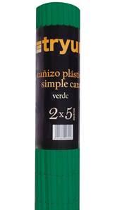 Foto Cañizo plastico simple verde, tryun, 2 x 5 m.