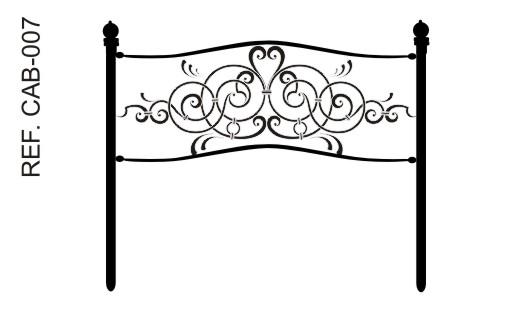 Foto Cabecero Cama Cab-007 - Modelo Bilbao 90X75 Cm