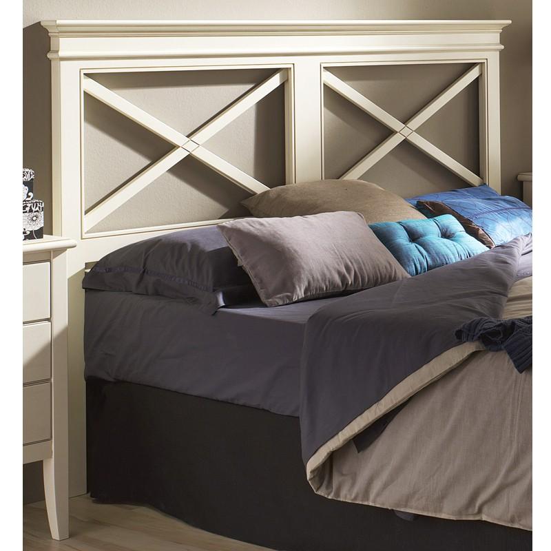 Foto Cabecero de cama con 2 aspas, en madera de haya maciza