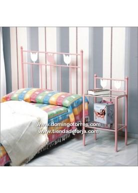 Foto Cabecero y cama de forja juvenil C-57