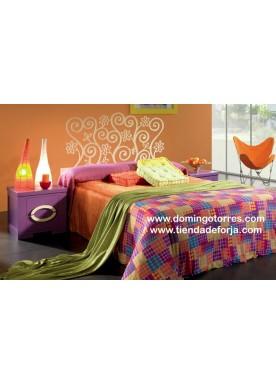 Foto Cabecero y cama juvenil de forja C-80