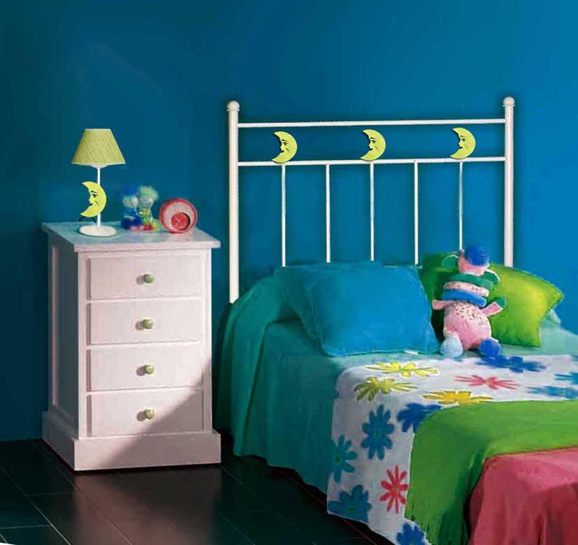 Foto Cabeceros de forja juvenil : Modelo LUNA
