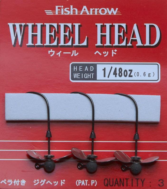 Foto cabeza plomada fish arrow wheel head - bolsa de 3 1,8 g