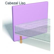 Foto Cabezal Liso Tapizado en Ecopiel Alto 60cm. Cama 80 Morado