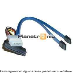 Foto Cable 2 x SATA2+POWER a SAS 29pin (7+14pin a SFF-8482) 100cm