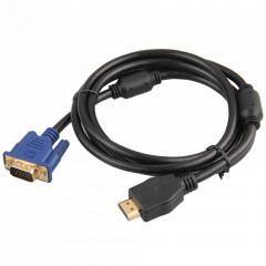 Foto cable adaptador hdmi a 15 pin vga 1.65m conversor tv monitor