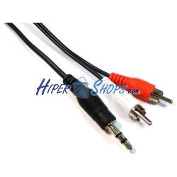 Foto Cable Audio Stereo MiniJack 3.5-M a RCA-M 10m