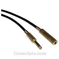 Foto Cable Audio Stereo/trs Jack 6.3mm-m/h 30m