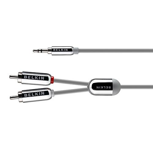 Foto Cable Belkin cable de jack 3.5mm a 2-rca 2.1m [F8Z180EA07-GLD] [07228