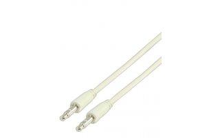 Foto Cable blanco de audio estéreo 3.5mm de 1.00 m