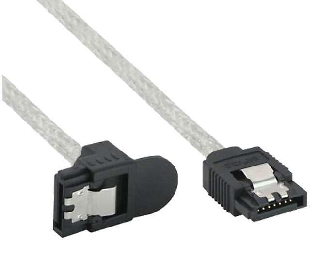 Foto Cable Certificado SATA3 6Gb/s 50cm Acodado
