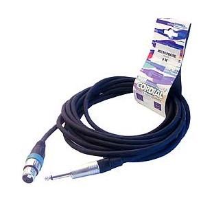 Foto Cable cordial ccm 7.5 fp jack 6.3mm macho a xlr hembra 7.5m