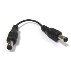 Foto Cable de alimentación dc-jack conector 5.5x2.1mm de 12cm (m/m)