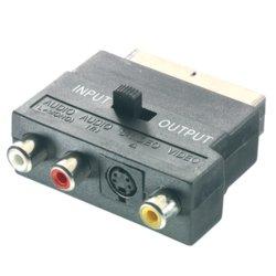 Foto Cable de audio - Vivanco Adaptador Euro a 3RCA + S-VHS in/out
