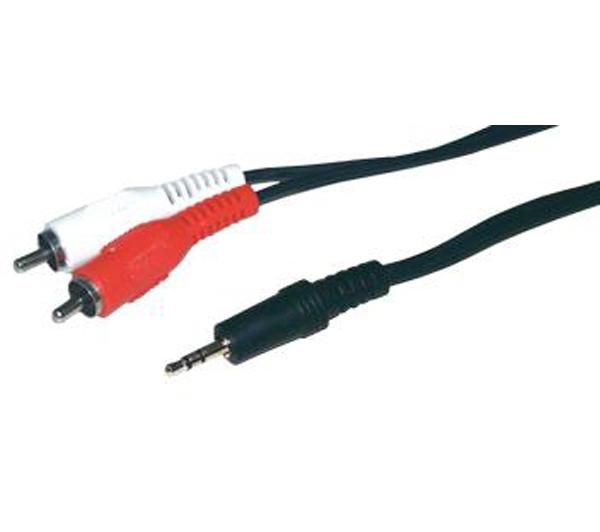 Foto Cable de audio estéreo 2 x RCA macho / jack 3.5 mm macho - 2,5 m (MC720-2.5M)