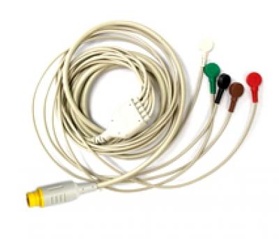 Foto cable de electrocardiograma ecg para desfibrilador cu-er. 5
