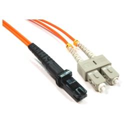 Foto Cable de fibra óptica mtrj a sc multimodo duplex 62.5/125 de 50 cm