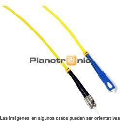 Foto Cable de fibra óptica ST a SC monomodo simplex 9/125 de 10 m