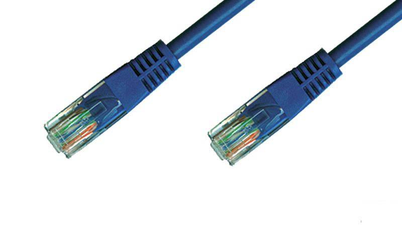 Foto Cable De Red Utp Cat 5e Azul 10 M.