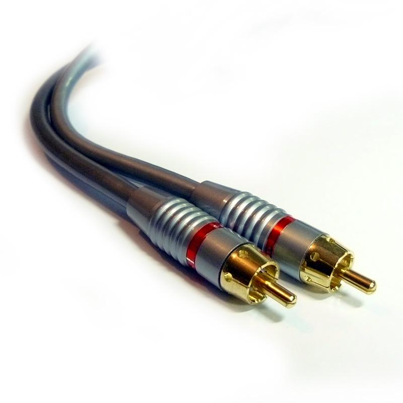 Foto Cable de video compuesto rca premium gold 2.5m