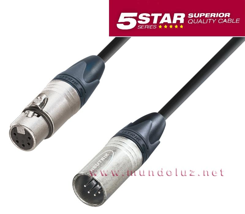 Foto Cable digital audio 5 star series xlr 5-f / xlr 5-m