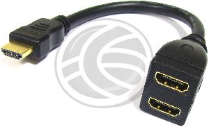 Foto Cable duplicador pasivo de 1 HDMI a 2 HDMI