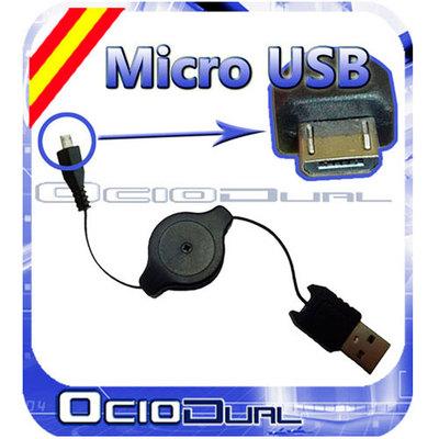 Foto Cable Enrollable Cargador Pr Samsung Galaxy S Plus I9001 Carga Y Datos Sync Usb