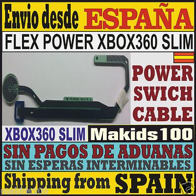 Foto Cable Flex Power Xbox360 Slim Power Swich Ribbon Xbox 360 Pcb On / Off Eject Par