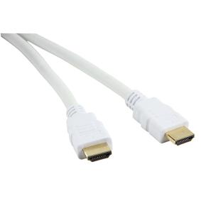 Foto Cable HDMI 1.3 Hi-speed Blanco 3 metros macho-macho