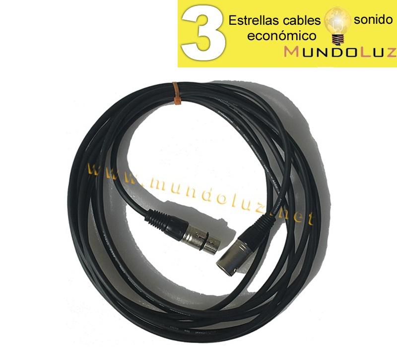 Foto Cable micrófono Mundoluz MLZ-3