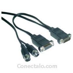 Foto Cable Midi 5m (db15m-db15h-2xdin5m)