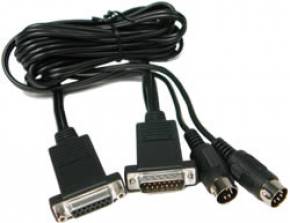 Foto Cable Midi (DB15M-DB15F-2xDin5M)