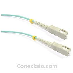 Foto Cable Om3 De Fibra óptica Sc A Sc Multimodo Simplex 50/125 De 15m