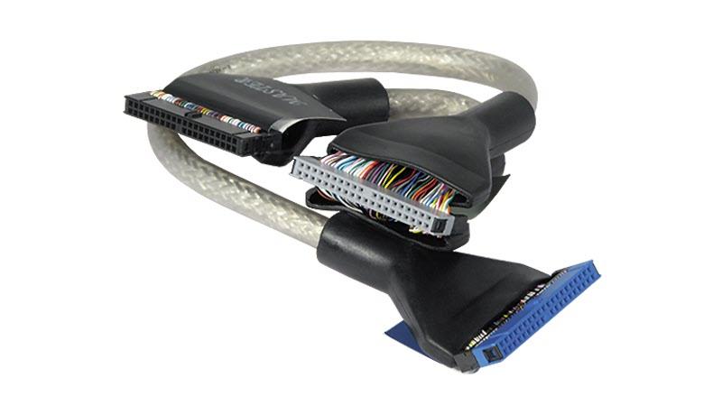 Foto Cable redondo IDE para 2 dispositivos