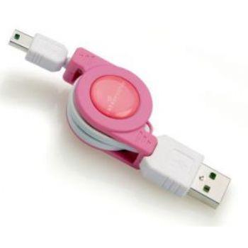Foto Cable retractil usb 2.0 energy sistem k100 rosa