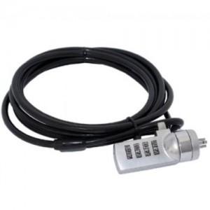 Foto Cable seguridad portatiles con combinacion universal