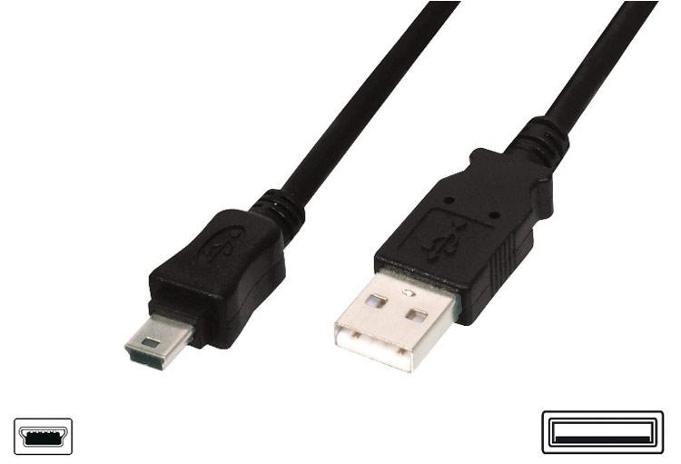 Foto Cable USB 2.0 a Mini USB 3m M/M