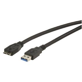 Foto Cable USB 3.0 Super Speed tipo A a Micro tipo B de 3 metros Macho a