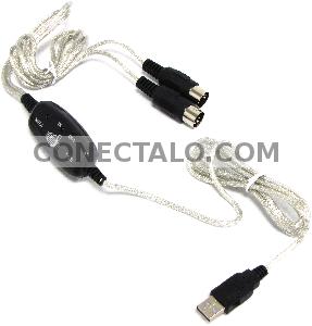 Foto Cable Usb A Midi In Y Out