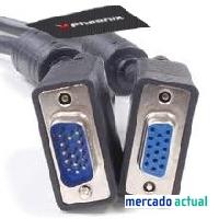 Foto cable vga phoenix macho hembra 10m negro