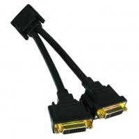 Foto Cables Direct CDL-DV188 - 0.2m dvi split cbl dvi d to 2 x dvi