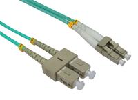 Foto Cables Direct FB3M-LCSC-050 - 5m lc-sc 50/125 mmd om3 cable - aqua